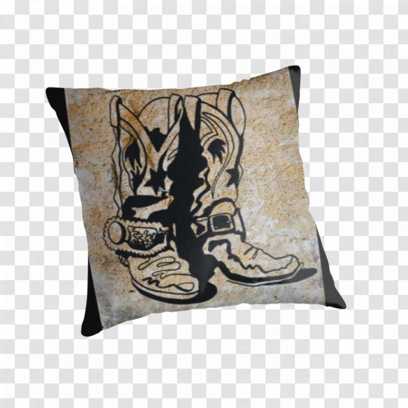 Cushion Throw Pillows Cowboy Boot - Pillow - Rodeo Transparent PNG