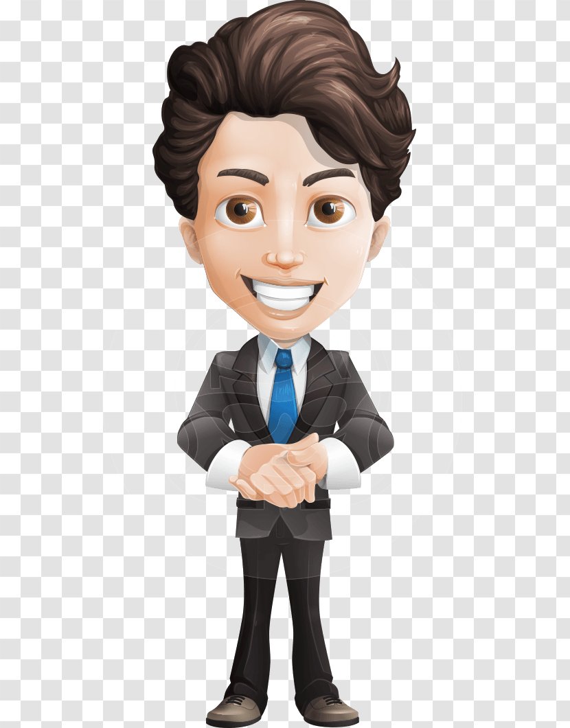 Cartoon Male Boy Character - Smile Transparent PNG