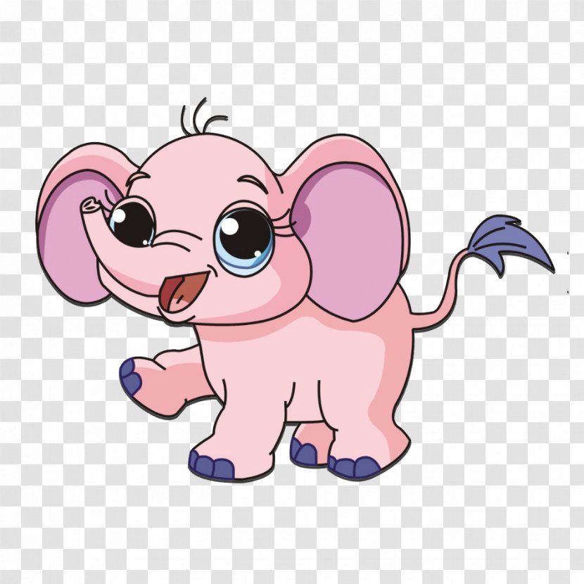 Elephant Drawing Infant Cuteness Cartoon - Baby Transparent PNG