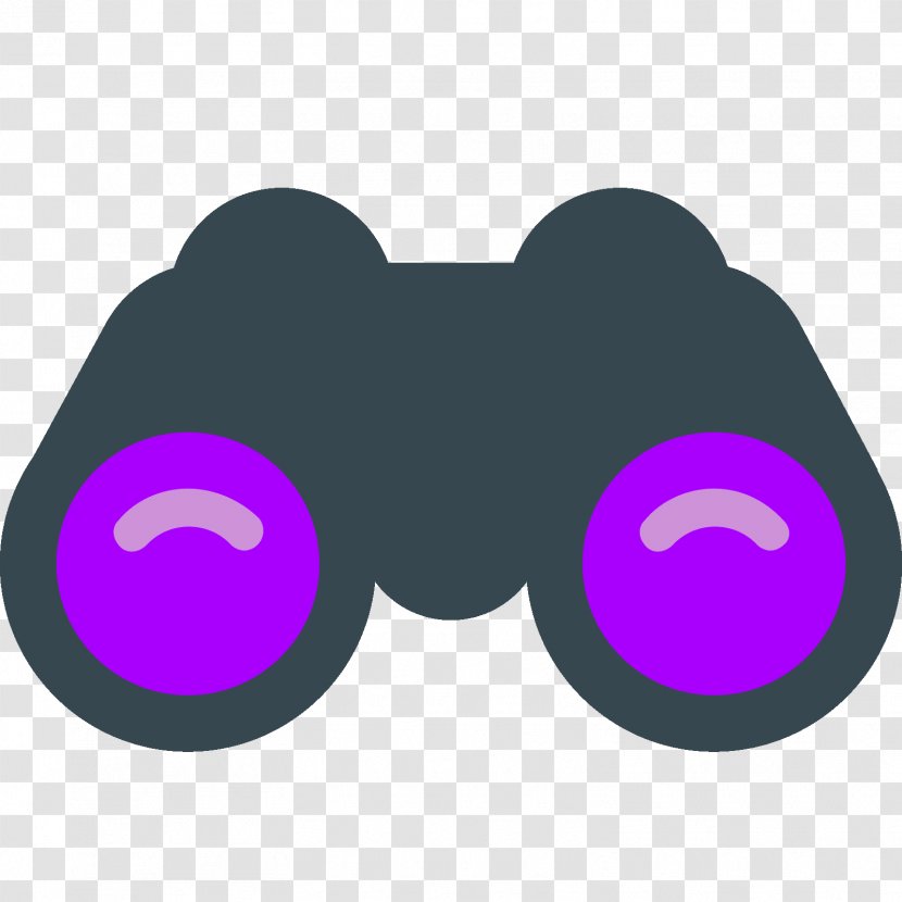 Binoculars Bar Chart Area - Violet Transparent PNG