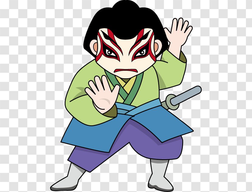 Kabuki Cartoon 閏日 Clip Art - Actor Transparent PNG