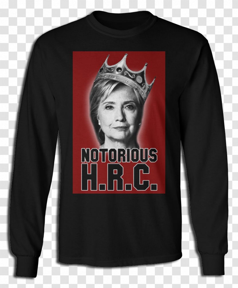 Long-sleeved T-shirt Hoodie Sweater - Hood - Notorious Transparent PNG