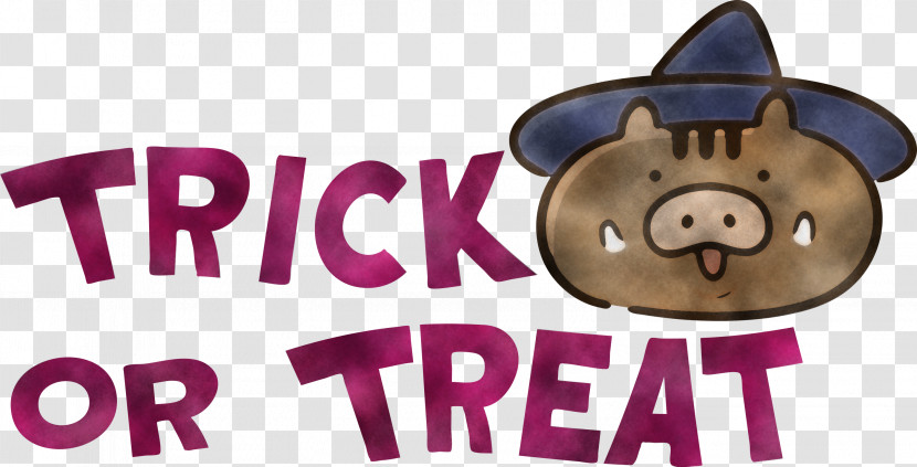 TRICK OR TREAT Halloween Transparent PNG