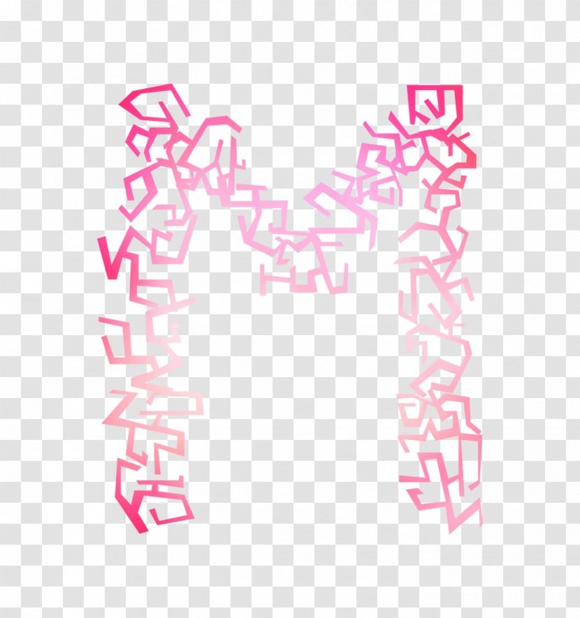 Logo Brand Font Pattern Pink M - Shoe Transparent PNG