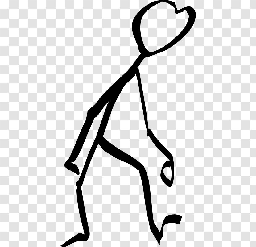 Stick Figure Clip Art - Area - Tired Man Transparent PNG