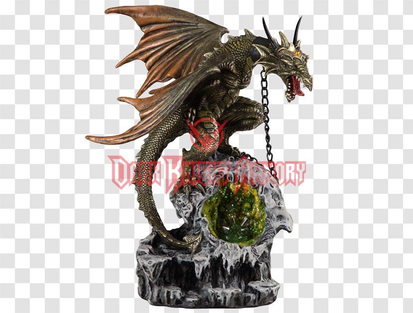 Statue Yellow Dragon Figurine Light - Brown Transparent PNG