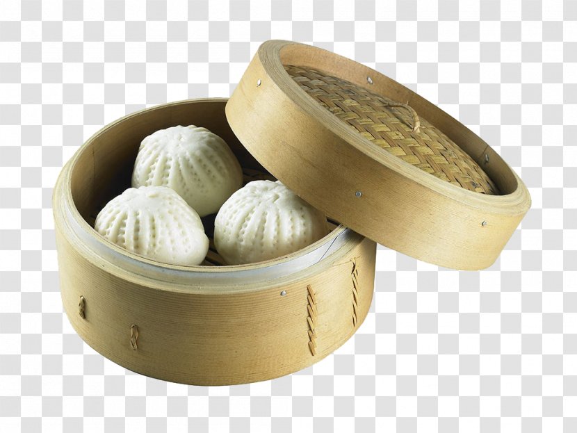 Baozi Dim Sum Breakfast Chinese Cuisine - A Cage Of Buns Transparent PNG