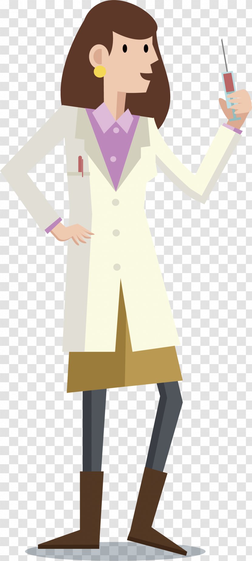 Injection Physician Clip Art - Tree - A Doctor With Needle Transparent PNG