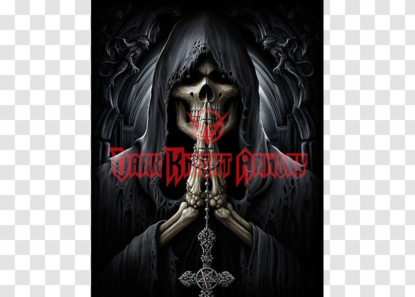 Death Poster Santa Muerte Prayer - Goth Subculture Transparent PNG