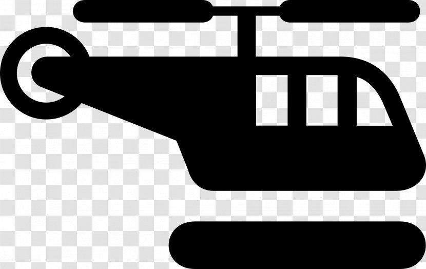 Airplane Helicopter Clip Art - Black And White - Transportation Clipart Transparent PNG