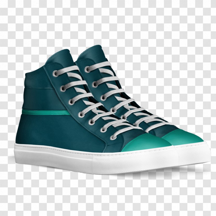 Sneakers Shoe Air Jordan High-top Leather - Aqua Transparent PNG