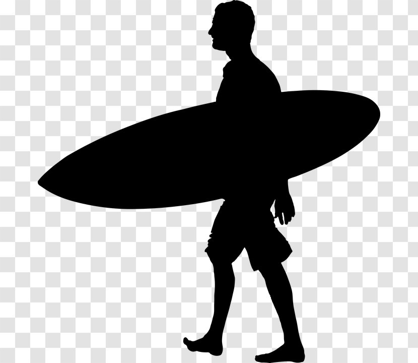 Surfing Surfboard Clip Art - Monochrome Photography Transparent PNG