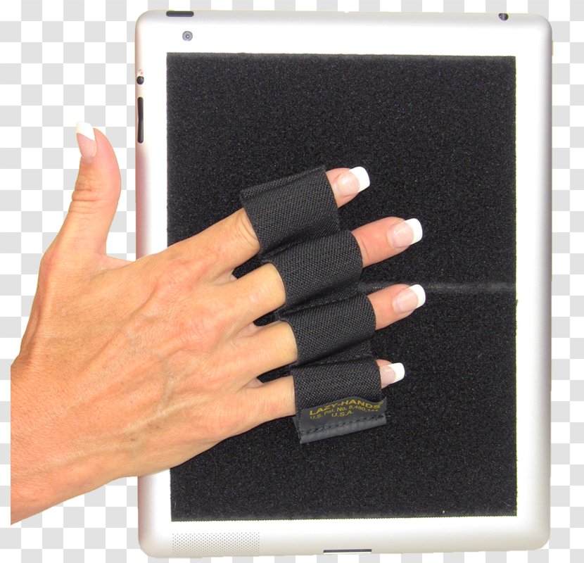 Nail Hand Model Electronics - Finger - With Tablet Transparent PNG