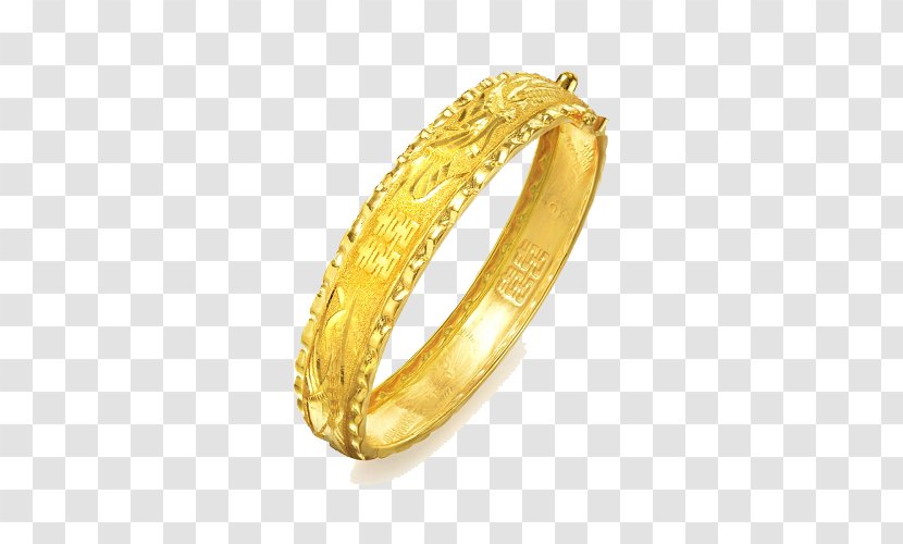 Bangle Bracelet Ring Gold Jewellery - Fashion Accessory - Chow Sang Wave Female Models Edge Marriage Dowry 09513K Two Transparent PNG