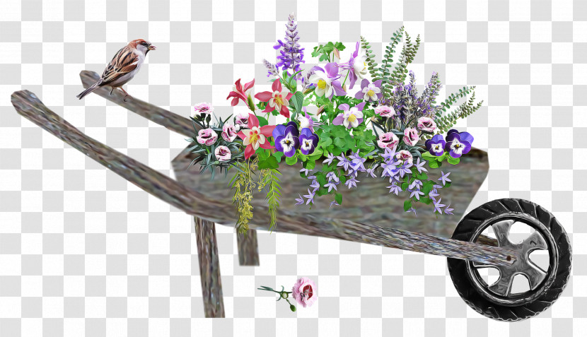 Cut Flowers Purple Flora Cart Flower Transparent PNG
