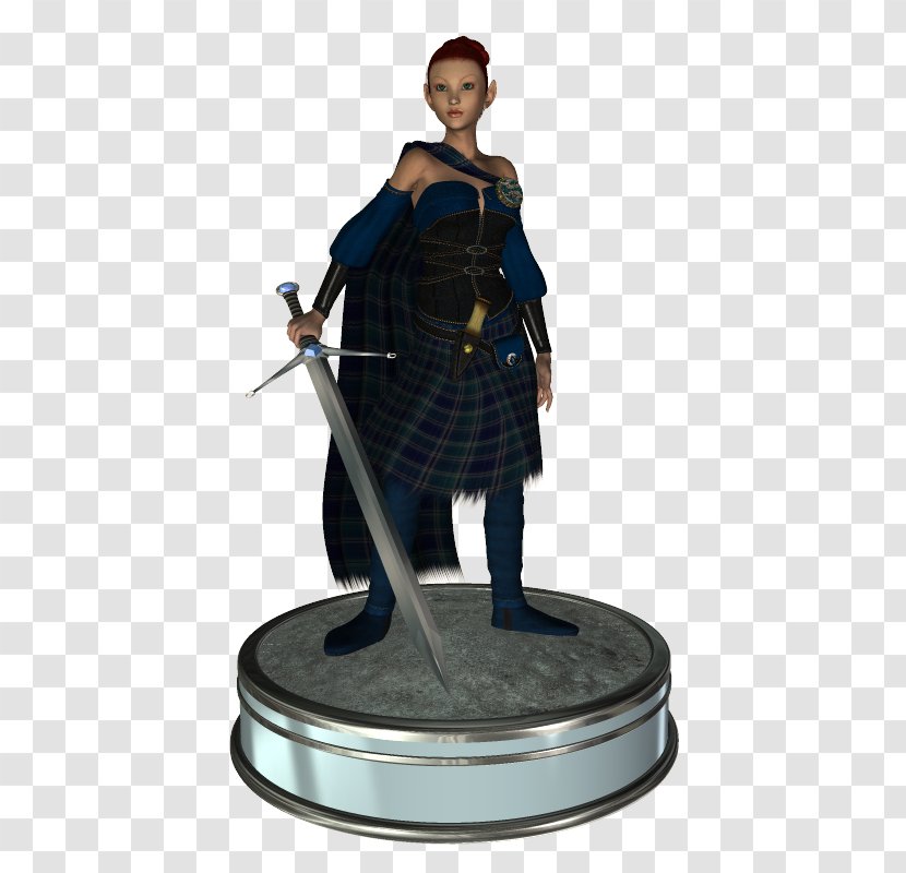 Figurine - Action Figure - Half Elf Bard Transparent PNG