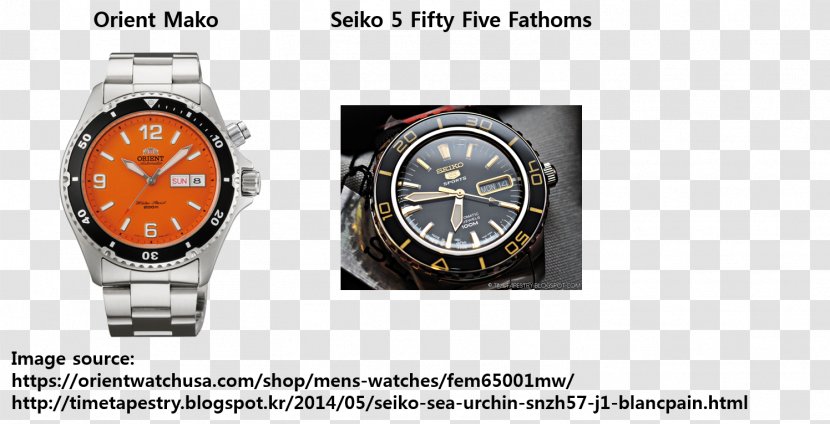 Orient Watch Diving Clock Seiko - Mido Transparent PNG