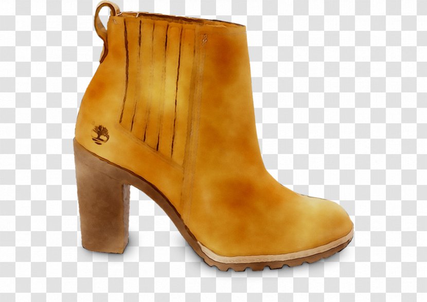 Yellow Suede Shoe Boot Product - Tan Transparent PNG