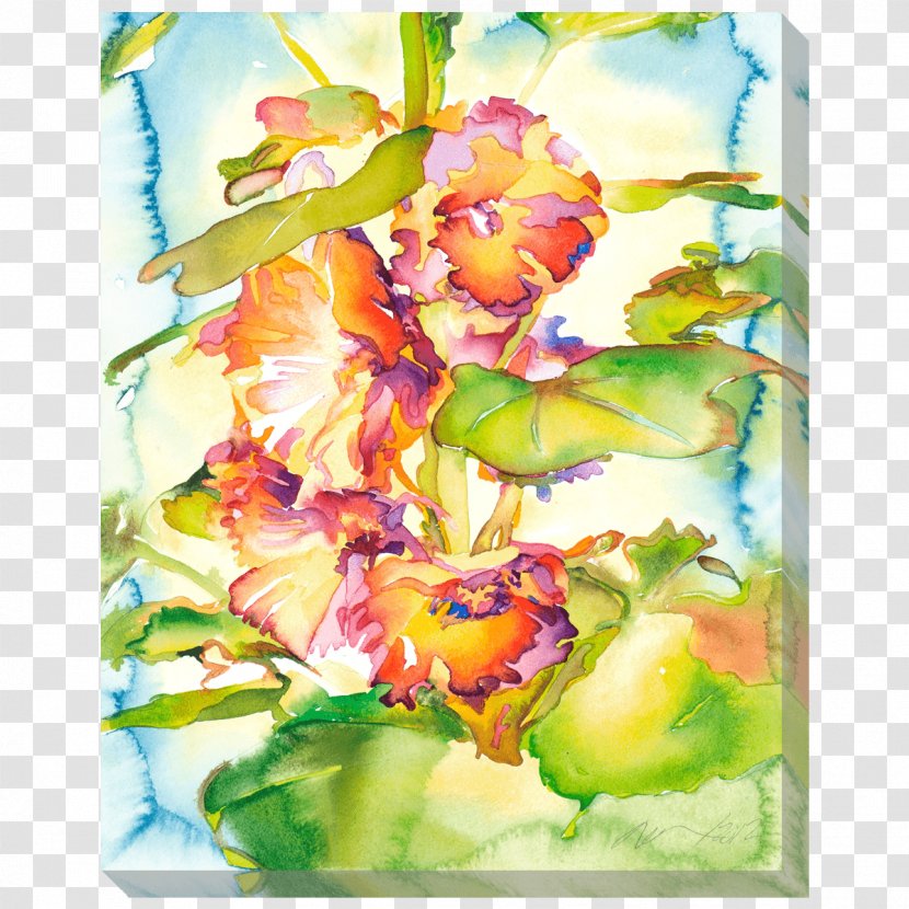 Floral Design Watercolor Painting Art Wall - K L Gmbh Transparent PNG