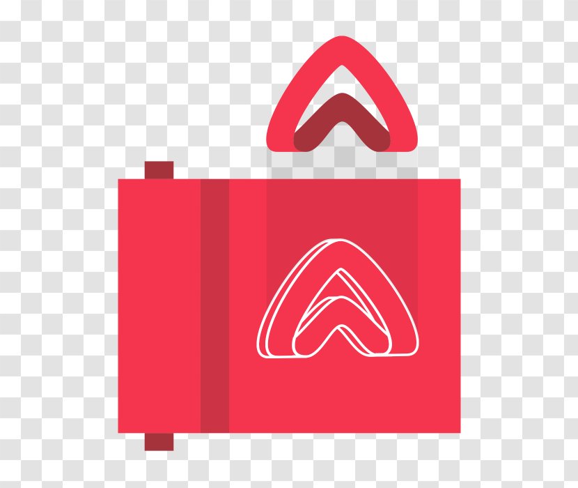 Logo Brand Line Font - Red - Folia Transparent PNG