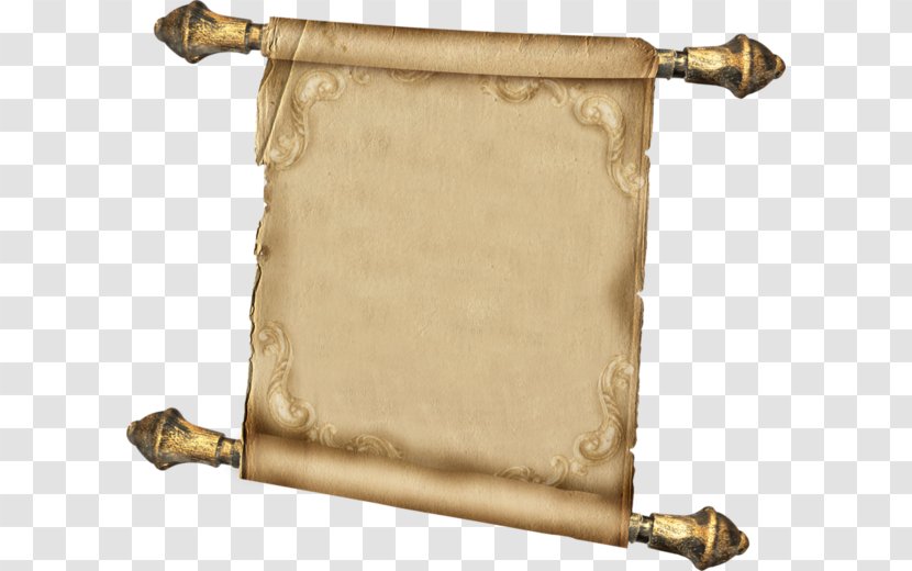 Printing And Writing Paper Parchment Scroll - Pin - Pergamena Transparent PNG