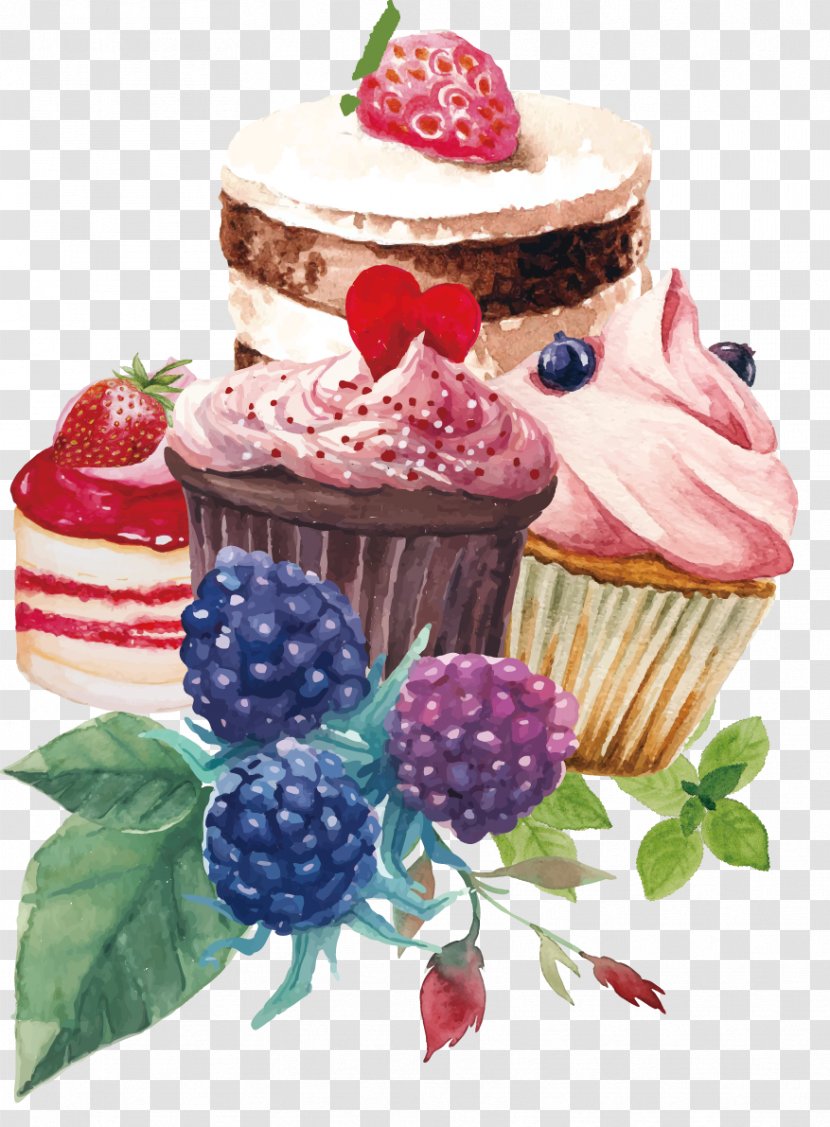 Cupcake Image Vector Graphics - Logo - Cup Cake Transparent PNG