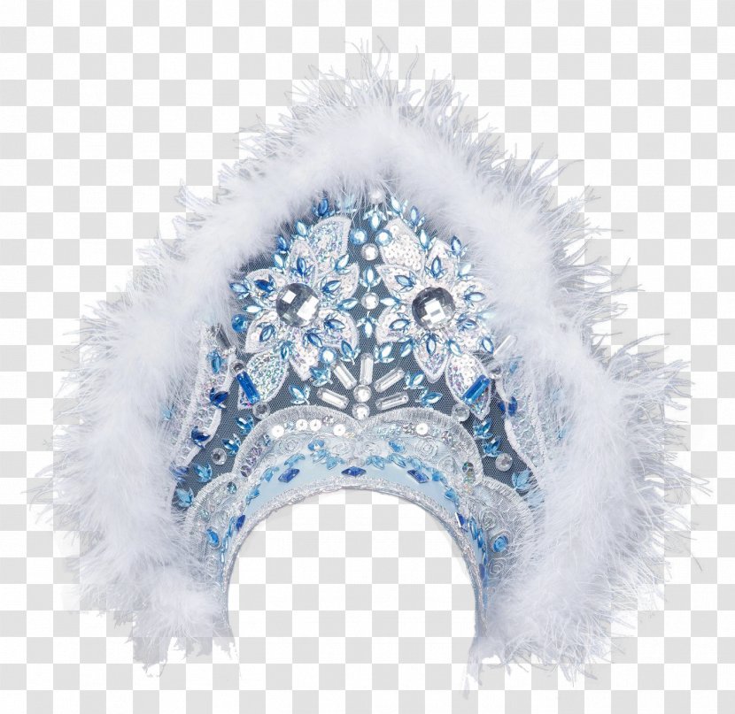 Snegurochka Headgear Ded Moroz Cap Kokoshnik - Diadem Transparent PNG