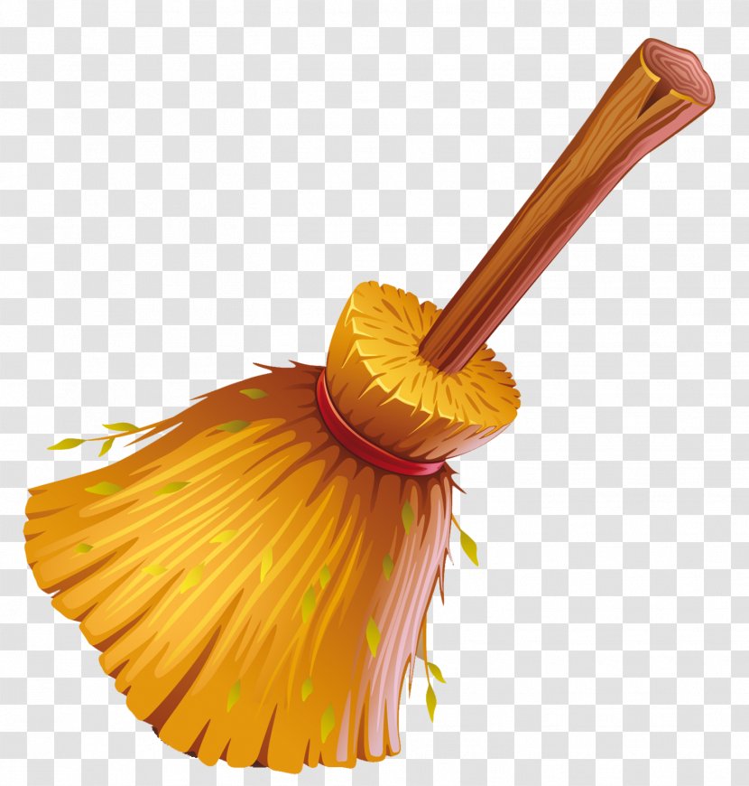 Witch's Broom Mop Clip Art - Stockxchng - Black Cliparts Transparent PNG