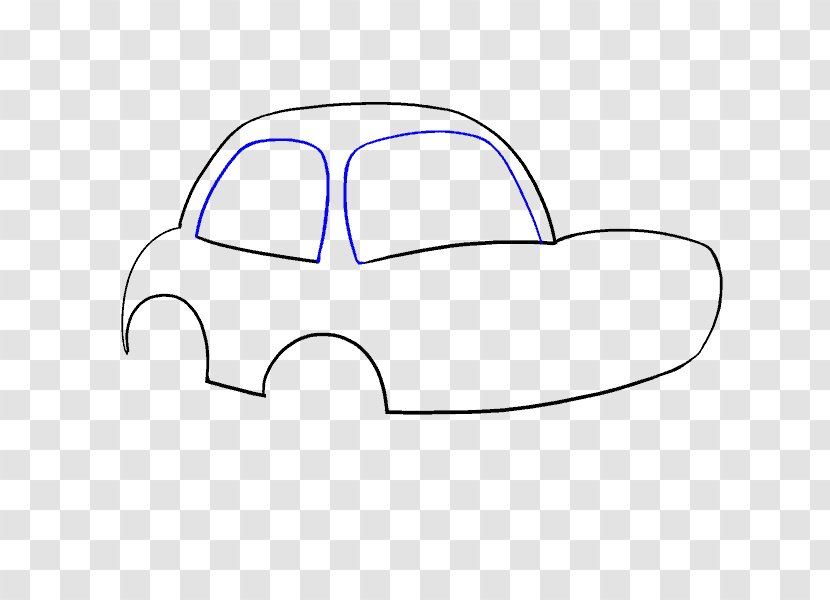 Cartoon Drawing Automotive Design - White - Car Draw Transparent PNG