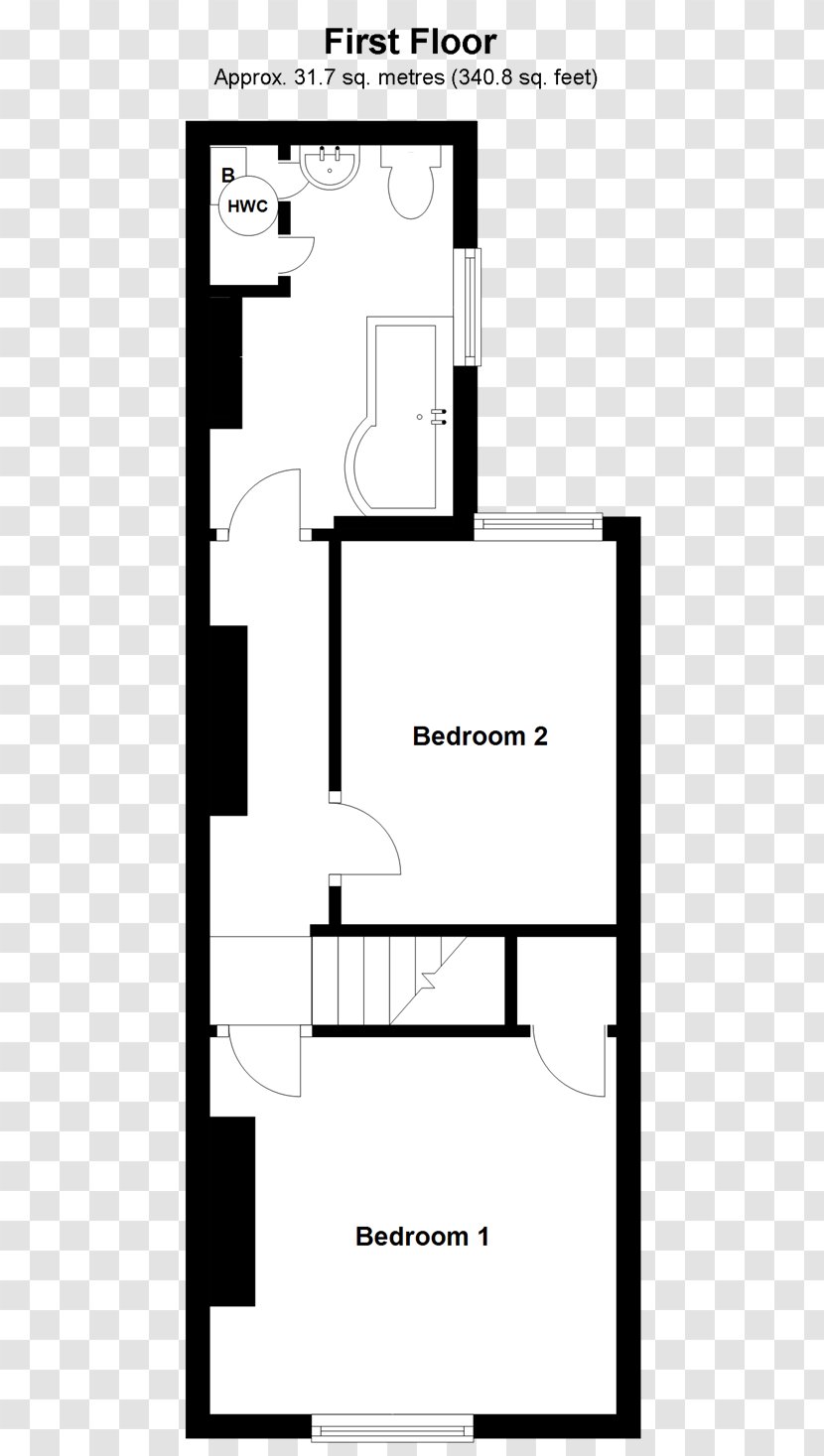 Floor Plan House Storey Terrace Willowmead - Area Transparent PNG