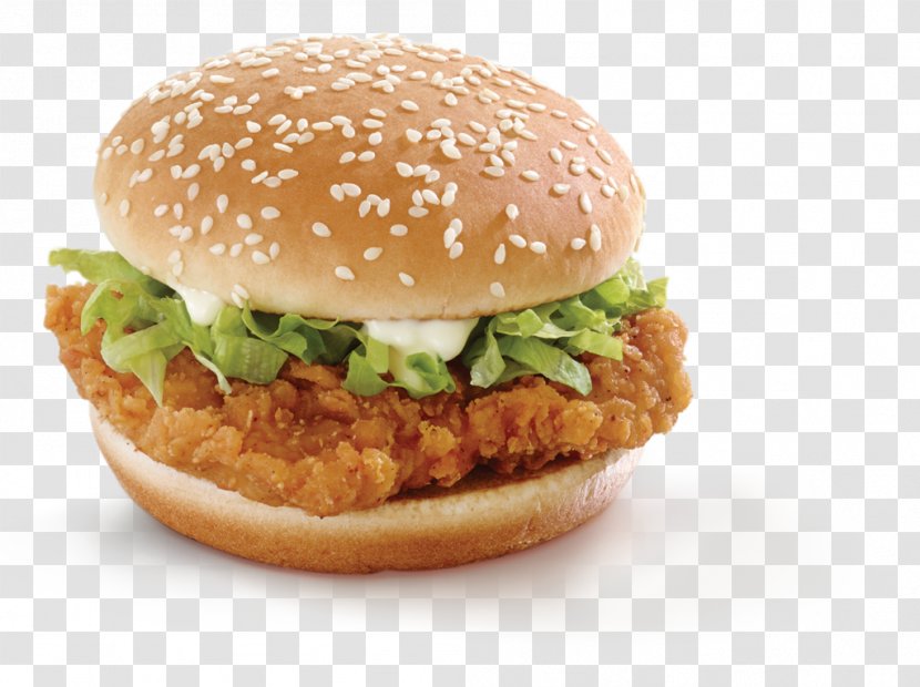 Chicken Sandwich Barbecue Cheeseburger Hamburger - Pisang Goreng Transparent PNG