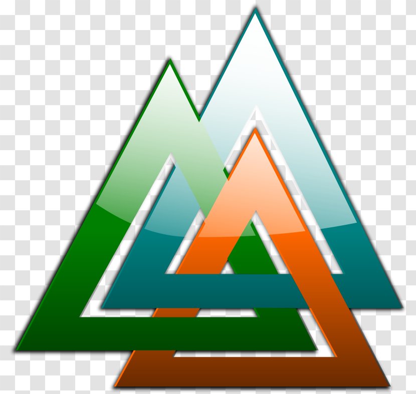 Penrose Triangle Logo Clip Art - Area Transparent PNG