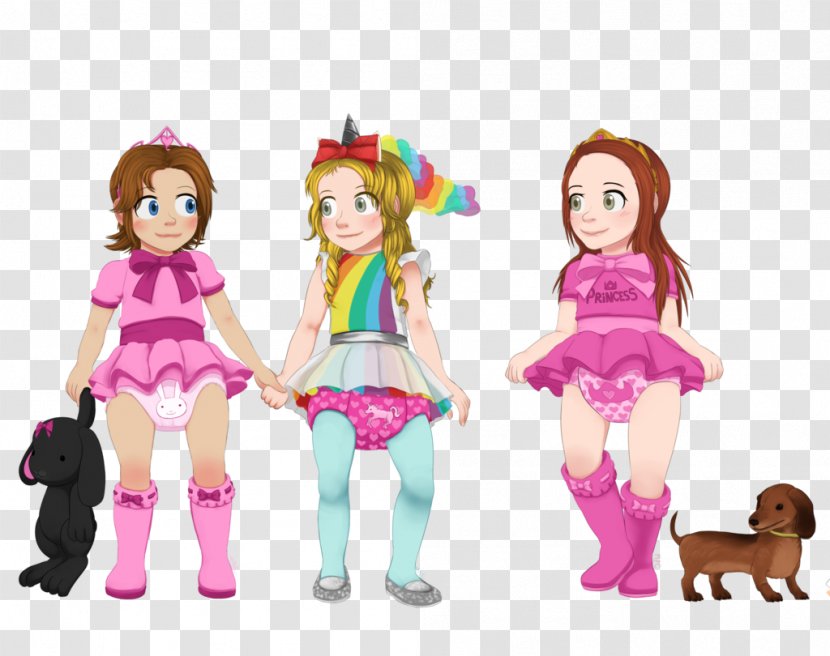Barbie Cartoon Toddler Character Transparent PNG