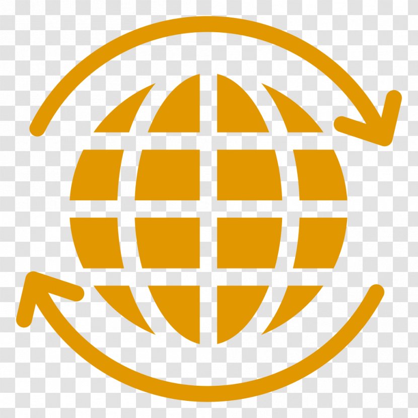 Globe Clip Art - Yellow Transparent PNG