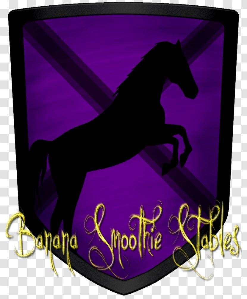 Horse Character Fiction Font - Purple Transparent PNG