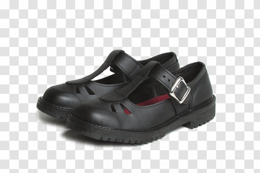 Slip-on Shoe T-bar Sandal Leather Footwear - Black - Slipon Transparent PNG