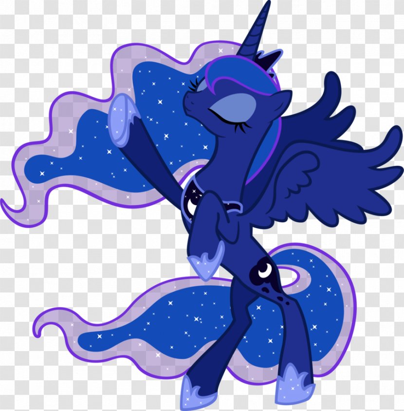 Princess Luna Pony Twilight Sparkle Celestia Pinkie Pie - Electric Blue - Amethyst Transparent PNG