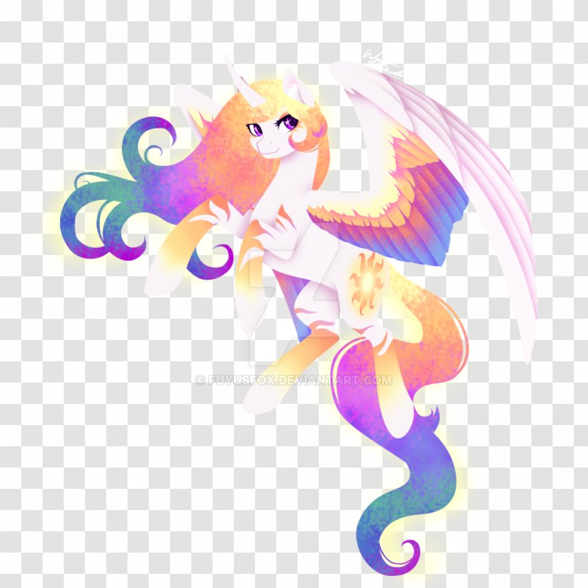 Princess Celestia Pony Luna Rainbow Dash Pinkie Pie - Mythical Creature - Phoenix Transparent PNG