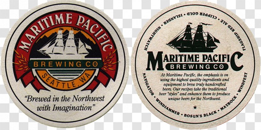 Maritime Pacific Brewing Company Brewery Coasters Paperboard Infusion - Laboratory Transparent PNG
