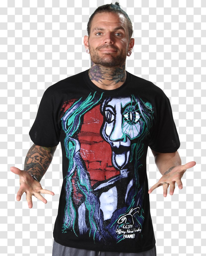Jeff Hardy T-shirt Impact! Impact Wrestling Professional - Watercolor - Transparent Transparent PNG