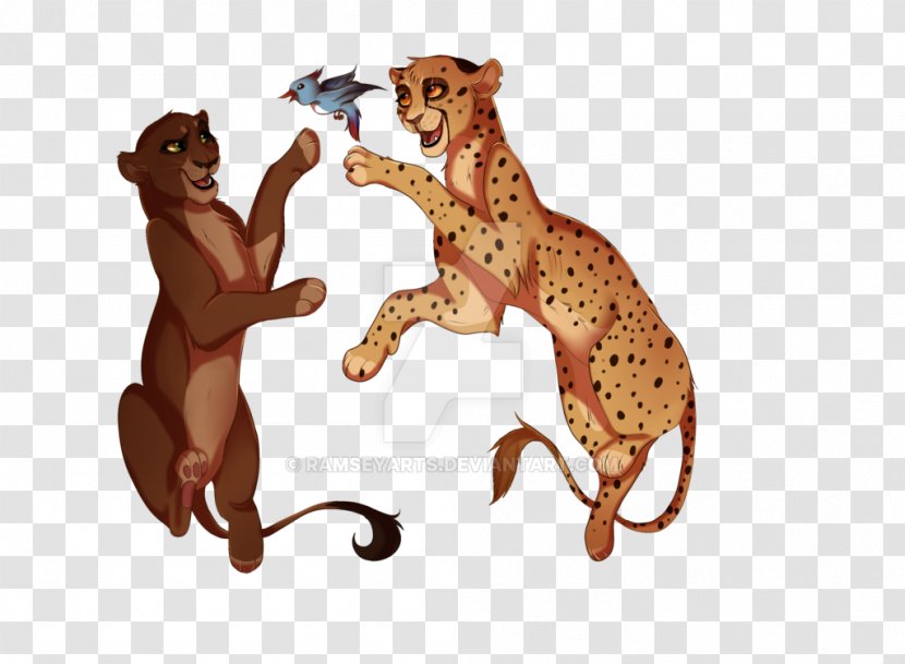 Lion Cheetah Cat Art Transparent PNG