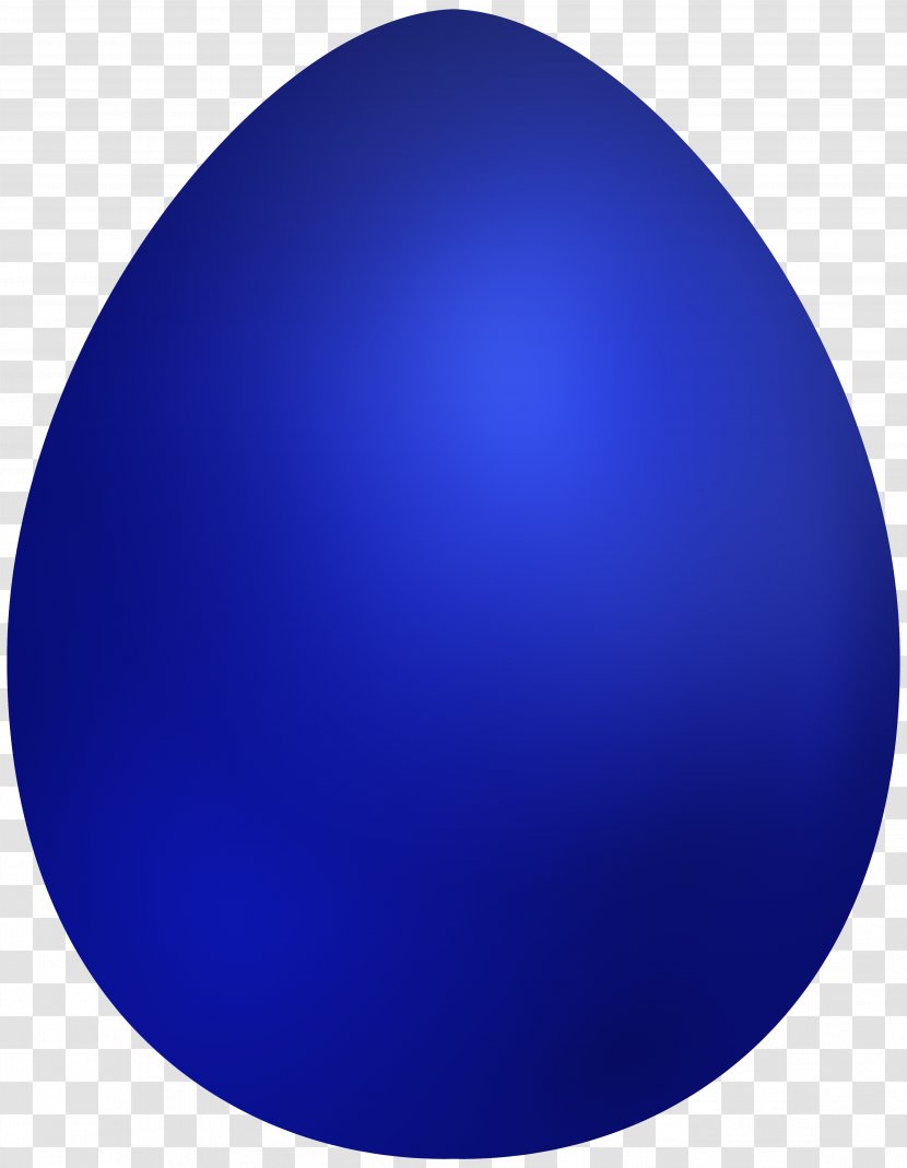 Red Easter Egg Clip Art - Cobalt Blue - Eggs Transparent PNG