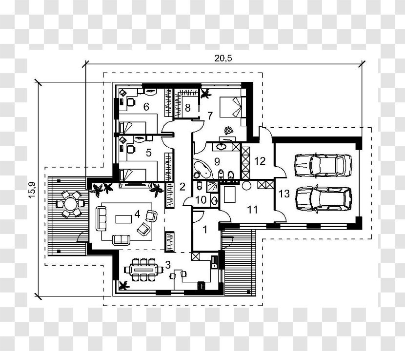 House Real Estate Floor Plan Non-breaking Space - Elevation Transparent PNG