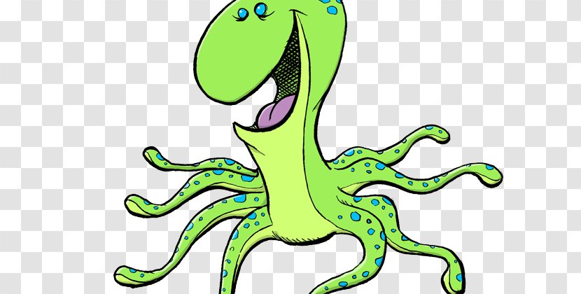 Octopus Cartoon Line Animal Clip Art - Organism - Children Character Design Transparent PNG