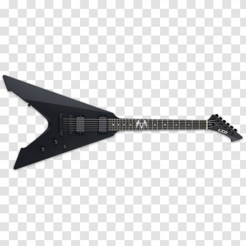 ESP James Hetfield Gibson Explorer LTD M-1000 Kirk Hammett Guitars - Silhouette - Metallica Transparent PNG