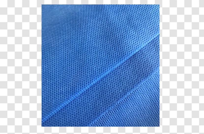 Woven Fabric Textile Mesh Weaving Line - Electric Blue Transparent PNG