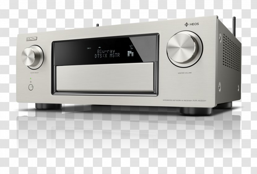 AV Receiver Denon AVR X6400H Home Theater Systems Dolby Atmos - Technology Transparent PNG