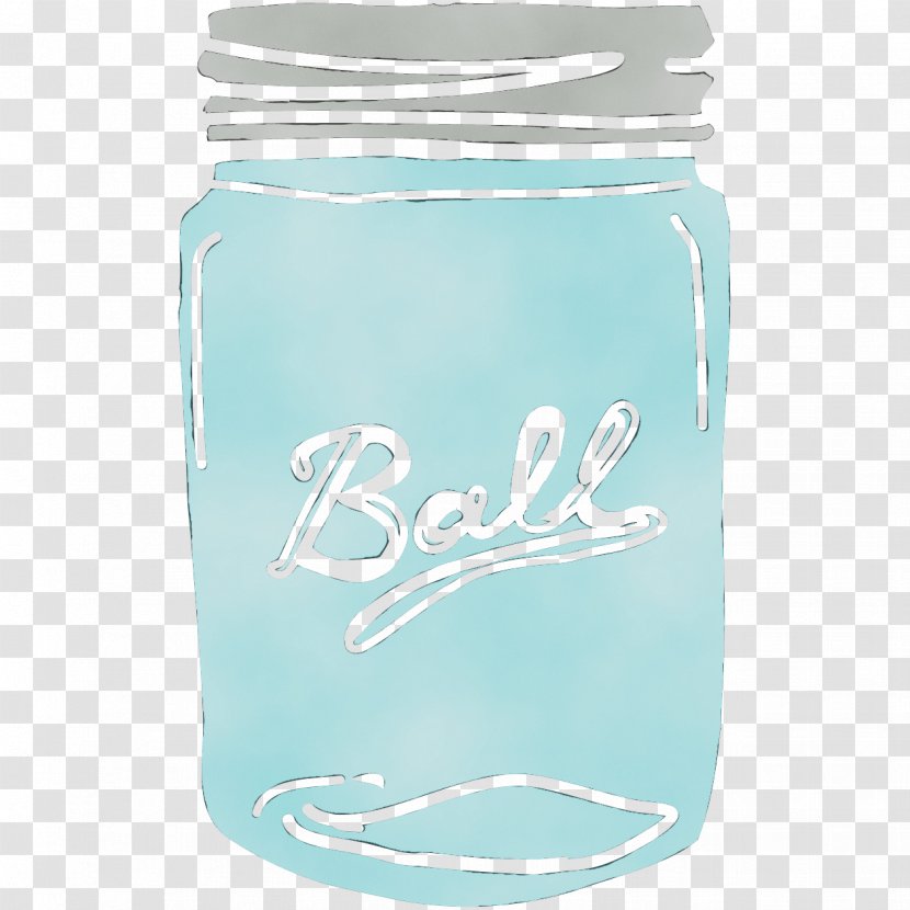 Watercolor Background - Wet Ink - Food Storage Bottle Transparent PNG