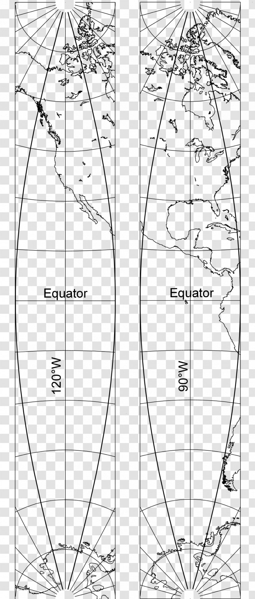 Drawing Line Art Point Angle - Mercator Projection Transparent PNG
