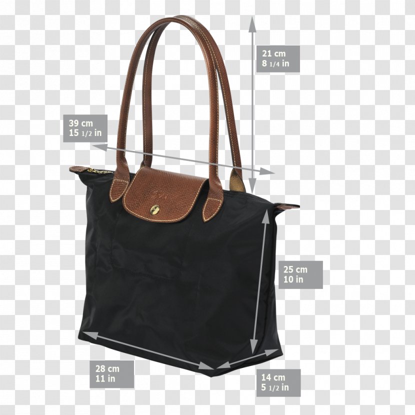 Tote Bag Longchamp Handbag Pliage - Brown Transparent PNG